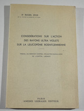 Considérations sur l'action des rayons ultra violets sur la leucopénie - Bugiel 