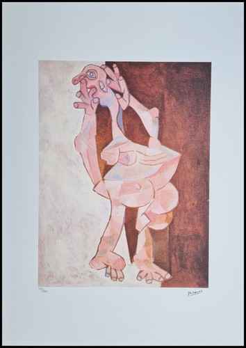 Pablo picasso standing - standing, nude
