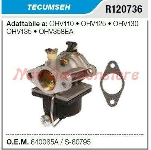 Carburateur tecumseh tondeuse - carburateur,