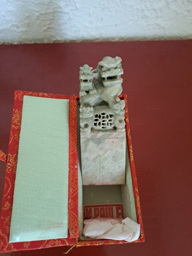 Ancien sceau chinois pierre - chinois,