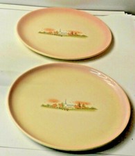 ANCIEN LOT DE 2 ASSIETTE PLAT