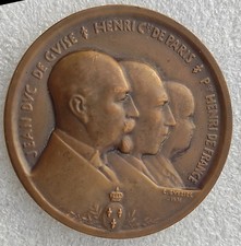 MEDAILLE ROYALISTE famille