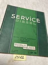 Moteur Bugatti 102V ex Hispano Suiza Revue Technique Service Diesel RTD 1963