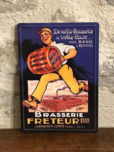Plaque métal brasserie - plaque,