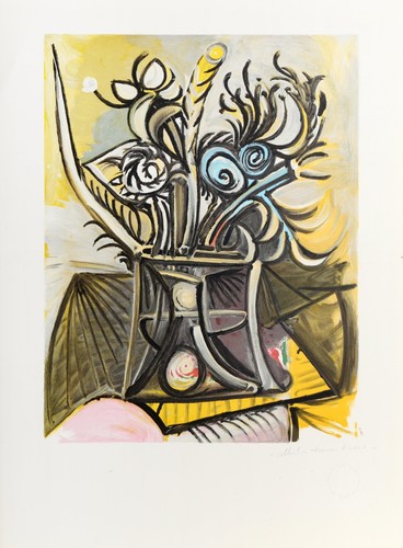 Pablo picasso vase fleurs - vase, de