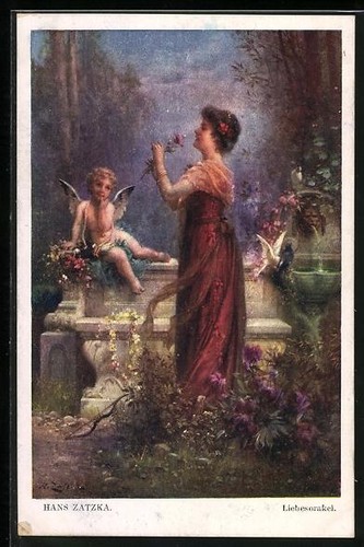 Carte postale artiste hans - carte, d'artiste