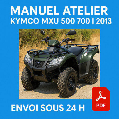 Manuel atelier kymco - kymco, mxu