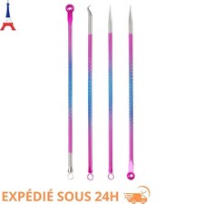 Pcs Extracteur Point Noir Comédon Acné Aiguille Bouton Visage