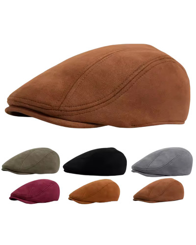 Béret gatsby daim unisexe - en,