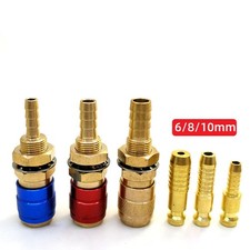 8mm pour Tube Gaz Eau Raccord Rapide Laiton Installation Rapide pour Usage Souda