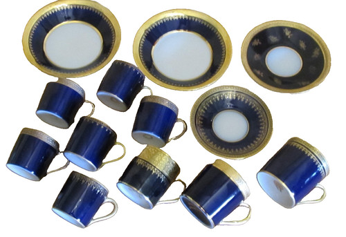 Lot tasses sous - lot, sous-tasses