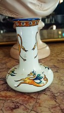 Vase en faience de Gien décor Renaissance italienne XIXe siècle