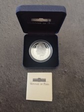 COFFRET 100 FRANCS ARGENT 1993 BE JEUX MEDITERRANEENS / NATATION / FRANCE SILVER