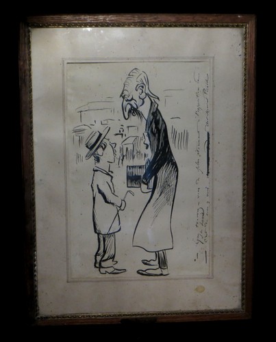 Caricature dessin original à - [caricature,