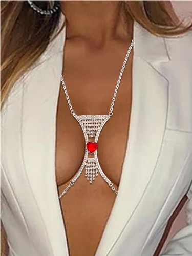 Collier long pour seins - collier,