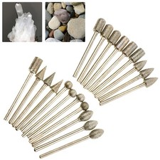 20 x ensemble de sculpture sur pierre tête de meulage accessoires outil rotatif