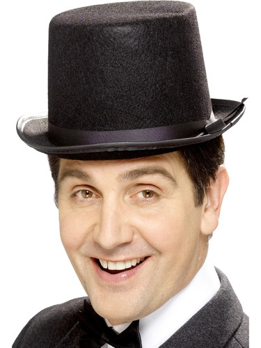 Chapeau haut forme noir - de,