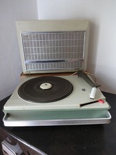 Tourne disque vintage 1965 RADIOLA portable à piles