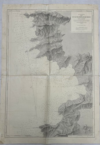 Carte marine 1894 - carte, corse
