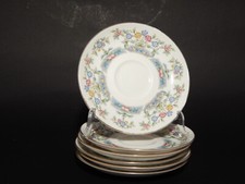 Vintage 6 Soucoupes Dessous
