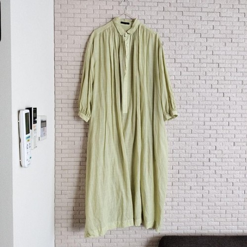 Robe chemise longue - longue, de
