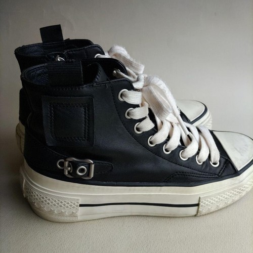 Baskets montantes cuir ash - montantes,