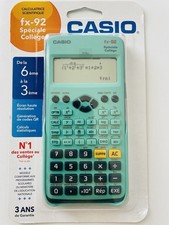 Casio FX-92 Spéciale Collège