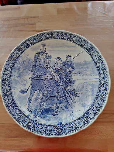 Ancien grand plat mural bosch - ancien,