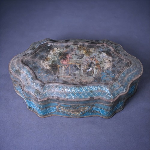 Ancienne boîte tôle - boîte, en