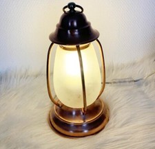 Lampe lanterne en laiton et