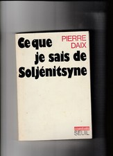 Ce que je sais de