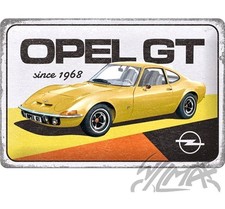 PLAQUE 20x30 OPEL GT 22334