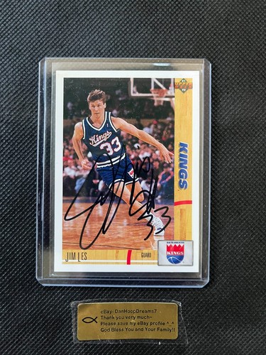 Jim les autographed - autographed, card