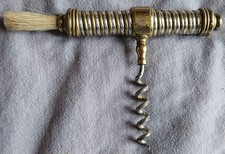 Tire bouchon vintage en cuivre