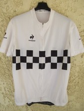 Maillot cycliste à damier LE COQ SPORTIF rétro vintage collection shirt XXL