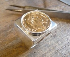 Chevalière argent carrée