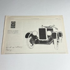 GEORGES IRAT 1922 / orig