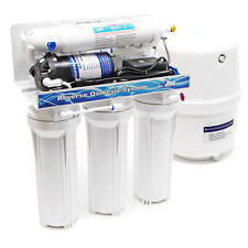 Naturewater 5-etapes osmose inverse (RO) 180l/jour avec pompe de surpression