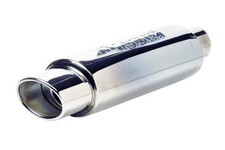 Silencieux Echappement Universel sortie ovale - Inox