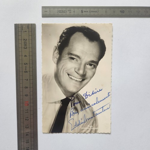 Eddie constantine autographe - eddie,