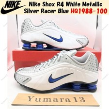 Nike Shox R4 White Metallic