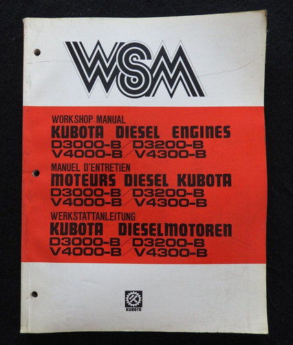 Original kubota d3000 - kubota, d3000-b