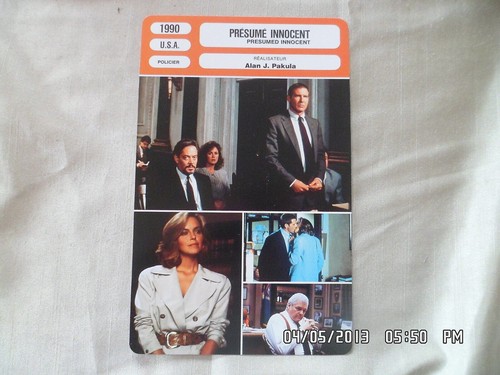 Carte fiche cinema 1990 - carte,
