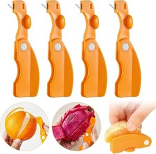 Bootoow Éplucheur d'Orange 4Pcs - Zesteur Pour Citron, Citrus et Fruits -... 