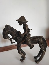art africain ancien Bronze Cavalier