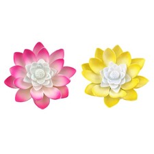  2 Pcs LED Électronique Lotus