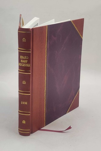 Erard harp register 1808 - harp,