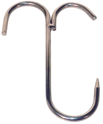 Crochet boucher acier - crochet, en