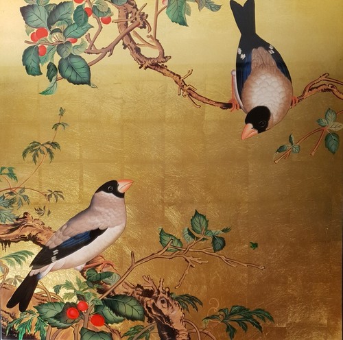 Tableau bois laque vietnam - tableau,