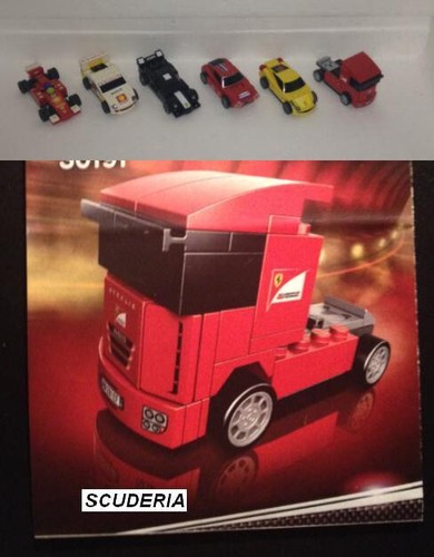 Lego tracteur scuderia - tracteur, truck